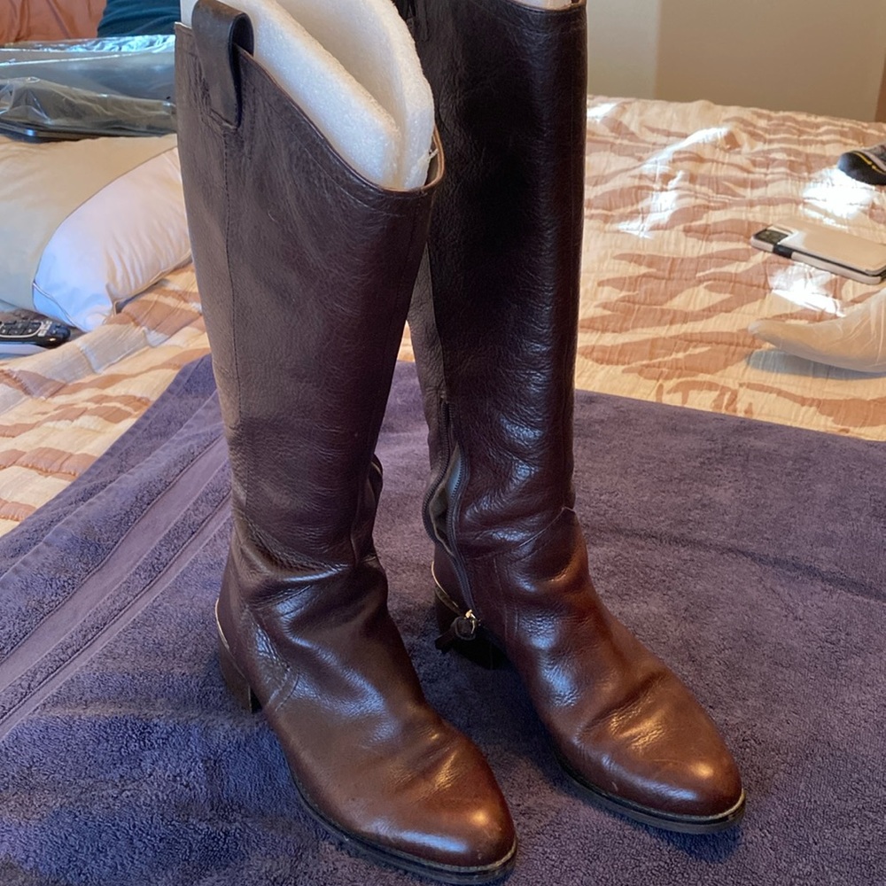 Leather,  boots size 8m/38